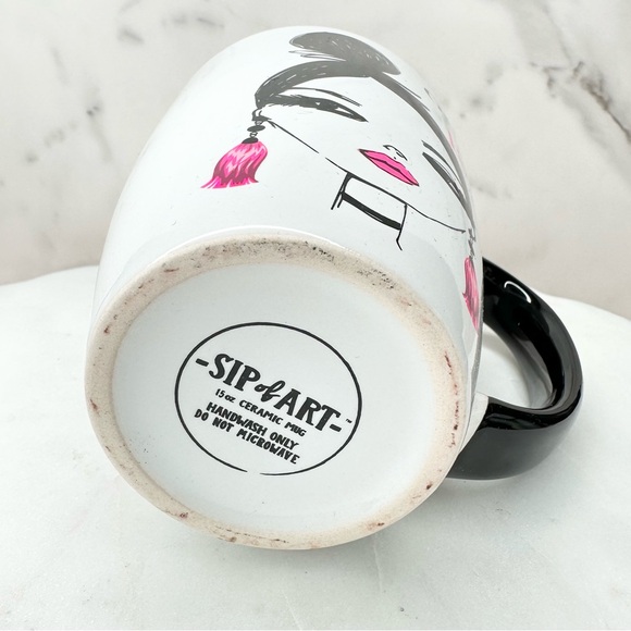 Sip of Art Ceramic 15 oz Mug Ooh La La NWOT - Picture 6 of 6